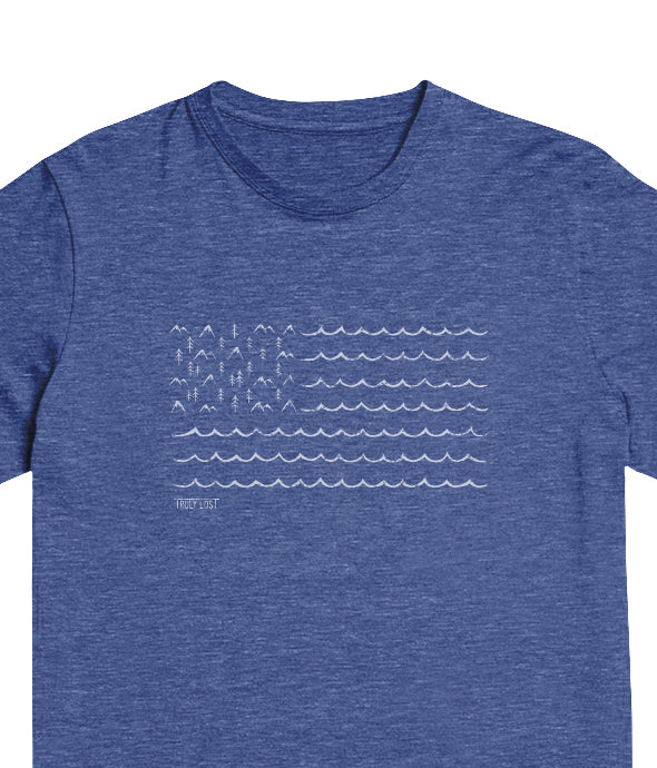 US Flag Icon Tee